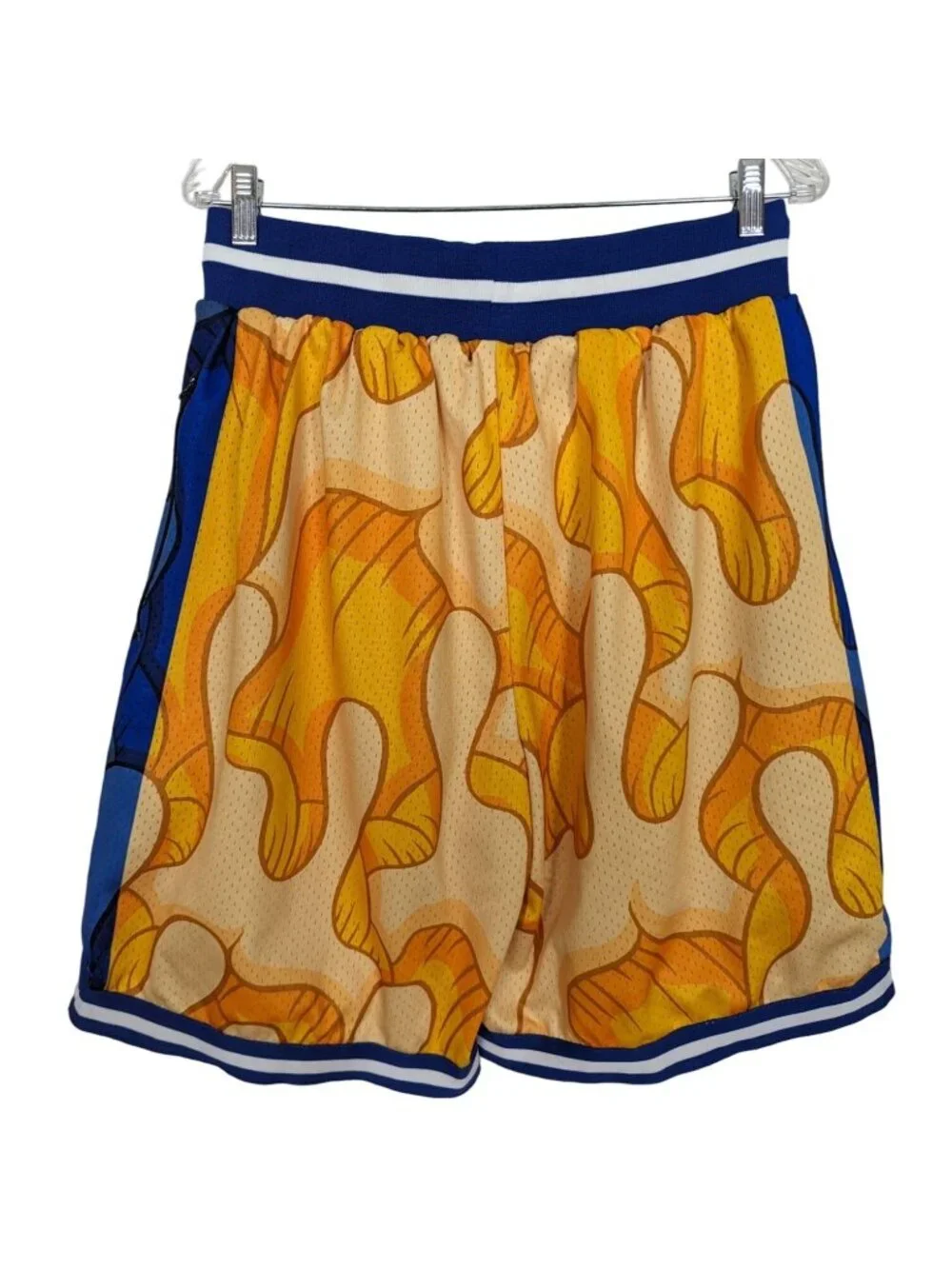 COLLECT SELECT Aaron Kai Warriors swingman blue yellow orange shorts size XL
